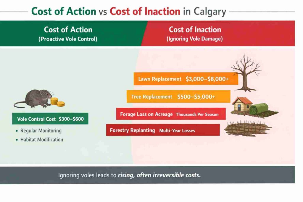 Cost of action vs cost of inaction