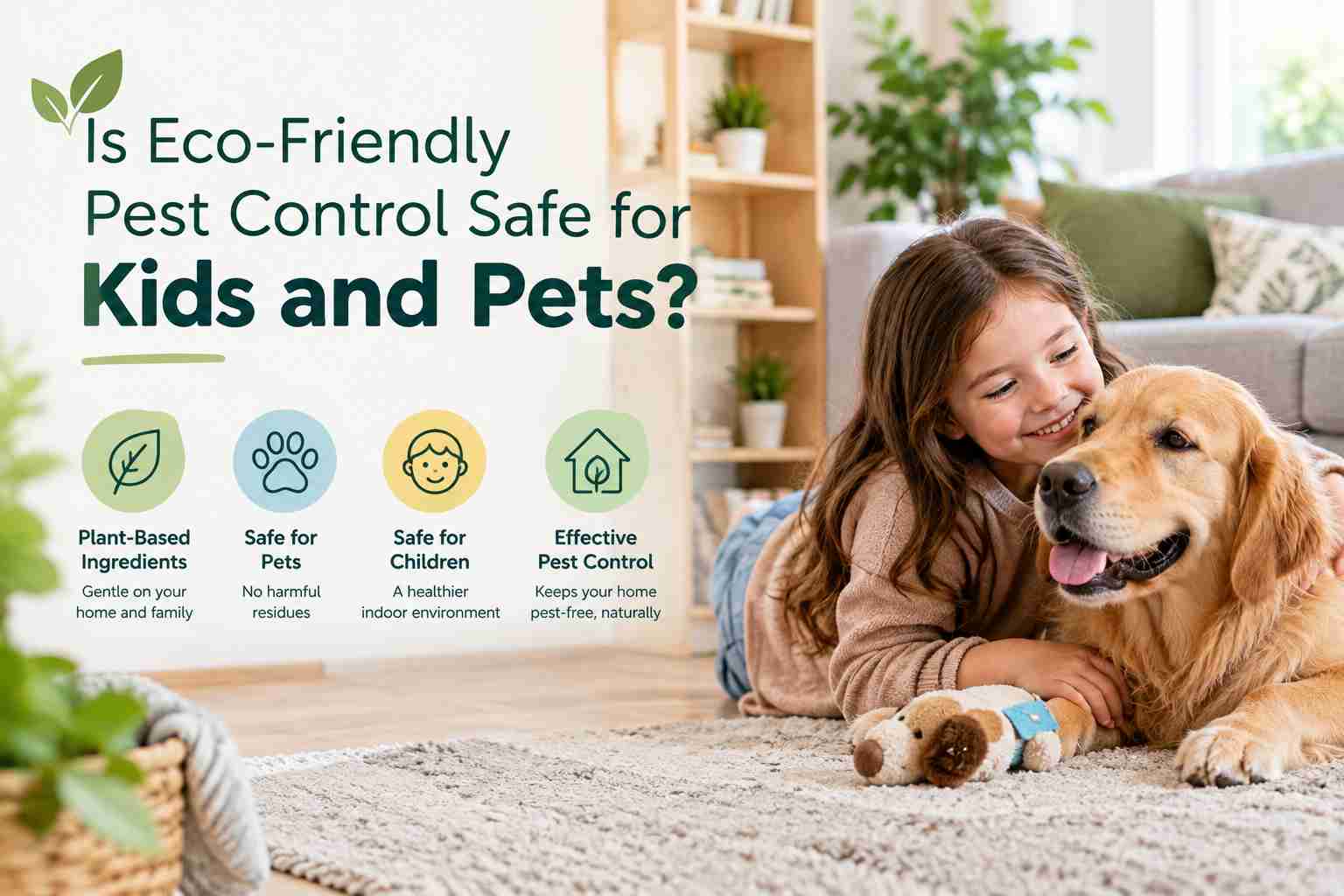 Is Eco-Friendly Pest Control Safe for Kids and Pets?